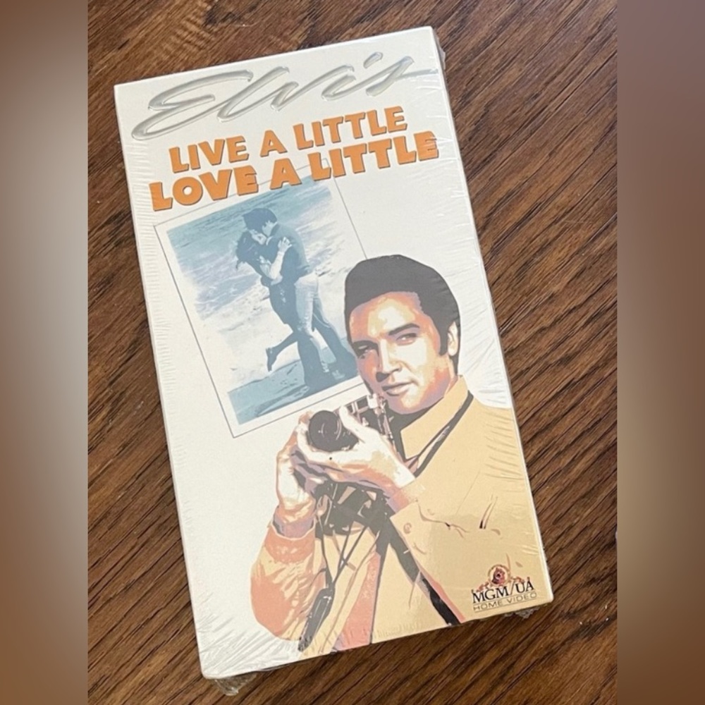 1969 Elvis Presley Live a Little Love a Little RARE SEALED VHS Cassette Tape